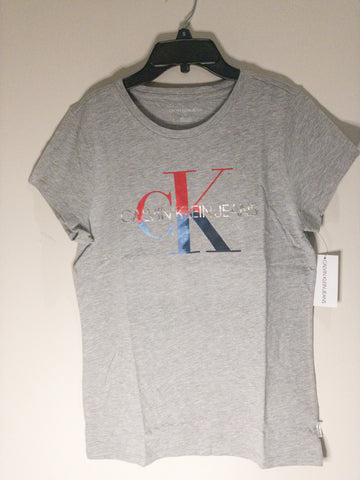 Calvin Klein Tie-Dye Monogram Logo Crewneck T-shirt